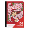 Licensed Composition Book, Randomly Assorted Strawberry Shortcake Cover Designs, Medium/College Rule, (100) 9.75 x 7.5 Sheets