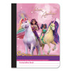 Composition Book, Randomly Assorted Unicorn Academy Cover Designs, Medium/College Rule, (100) 9.75 x 7.5 Sheets