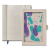 Shake It Up Sensory Journal, Interactive Blue/Purple Color-Fusing Oil Ocean, Wide/Legal Rule, Cream Cover, (80) 8 x 5 Sheets