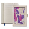 Shake It Up Sensory Journal, Interactive Purple/Pink Color-Fusing Oil Ocean, Wide/Legal Rule, Cream Cover, (80) 8 x 5 Sheets