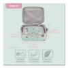 Kids Insulated Lunch Tote, Puppy Love Theme, 7.3" x 3.5" x 9.5", Mint Green/Multicolor
