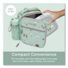 Kids Insulated Lunch Tote, Puppy Love Theme, 7.3" x 3.5" x 9.5", Mint Green/Multicolor