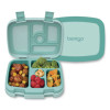 Kids Five-Compartment Bento Box, 8.5" x 6.5" x 2", Seafoam Green