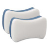 Whiteboard Eraser, 4.8 x 2.3 x 1.2, Blue/White, 2/Pack