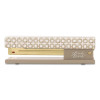 Leah Bisch Tan-Tile Full Strip Stapler, 20-Sheet Capacity, Tan/Gold/White