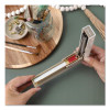 Leah Bisch Tan-Tile Full Strip Stapler, 20-Sheet Capacity, Tan/Gold/White