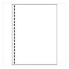 Punched Laser Cut Sheets, 92 Bright, Side: 19-Hole, 20 Lb Bond Weight, 8.5 x 11, White, 500 Sheets/Ream, 5 Reams/Carton