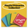 Pads In Playful Primary Collection Colors, 1.88" x 1.88", Assorted Colors, 90 Sheets/Pad, 18 Pads/Pack