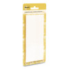 Transparent Notes, 2.88" x 5.88", Clear, 36 Sheets/Pad