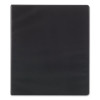 Round Ring Non-View Binder, 3 Rings, 1.5" Capacity, 11 x 8.5, Black