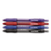 Profile Ballpoint Pen, Retractable, Bold 1.4 Mm, Assorted Ink And Barrel Colors, 4/Pack