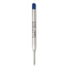Quinkflow Refill For Parker Ballpoint Pen, Medium Conical Tip, Blue Ink, 10/Pack