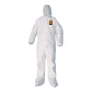 Kleenguard A40 Coveralls, 6X-Large, White, 25/Carton