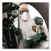Kleenguard A40 Coveralls, Medium, White, 25/Carton