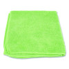 Microfiber Cloths, 12 x 12, Green, 12/Pack