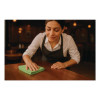 Microfiber Cloths, 12 x 12, Green, 12/Pack