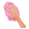 Microfiber Cloths, 12 x 12, Pink, 12/Pack