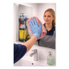Microfiber Cloths, 12 x 12, Pink, 12/Pack
