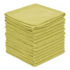 Microfiber Cleaning Cloths, 12 x 12, Yellow, 12/Pack