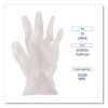 General Purpose Vinyl Gloves, Powder-Free, 2X-Large, 2.6 Mil Thick, 9.5" Long, Clear, 100/Box