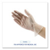 General Purpose Vinyl Gloves, Powder-Free, Xx-Large, 2.6 Mil Thick, 9.5" Long, Clear, 100/Box, 10 Boxes/Carton