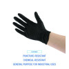 396 Series Disposable General-Purpose Nitrile Gloves, Powder-Free, X-Small, 4.4 Mil Thick, 9.5" Long, Black, 100/Box