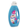 Fabric Softener, Floral Scent, 46 Oz Bottle, 6/Carton