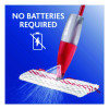 Promist Max Spray Mop, Red/White/Gray Microfiber Head, 48" Red/Black/Gray Plastic Handle, 4/Carton