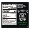 Cold Brew Coffee Concentrate, Decaf Black, 32 Oz Bottle