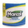 100% Recycled Bathroom Tissue, Septic Safe, 2 Ply, White, 500 Sheets/Roll, 96 Rolls/Carton