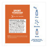 Sport Hydration Electrolyte Powder Drink Mix, All Out Orange, 0.18 Oz Stick, 10/Box