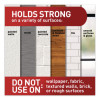 Damage-Free Hanging Picture Hanging Strip Pairs, (8) Xl (0.86 x 4.37), (6) L (0.75" x 3.65"), (2) Med (0.75 x 2.75), Black