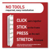 Damage-Free Hanging Picture Hanging Strip Pairs, (8) Xl (0.86 x 4.37), (6) L (0.75" x 3.65"), (2) Med (0.75 x 2.75), Black