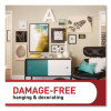 Damage-Free Hanging Picture Hanging Strip Pairs, (16) Large (0.75" x 3.65"), (12) Medium (0.63" x 2.75"), White, 28/Pack