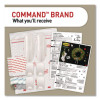 Limited Edition Decorative Hook Variety Pack, (4) Small (Supports 1 Lb), (2) Medium (Supports 3 Lb), Plastic, White, 6/Pack