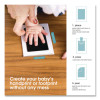 Babyprints Clean-Touch Ink Pad, Newborn Size Accommodates Hand/Feet Up To 2.25" x 3.5", Clean-Touch Ink Pad/(2) Imprint Cards