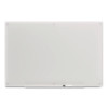 Tempered Glass Dry Erase Board, Frosted, 6 Ft x 4 Ft, White Surface