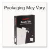 Ready-Tab Reinforced Hanging File Folders, Letter Size, 1/3-Cut Tabs, White, 20/Box