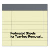 Achieve Notepad, Wide/Legal Rule, (50) Canary Yellow 8.5 x 11 Sheets, 6/Pack