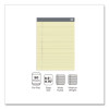 Achieve Notepad, Wide/Legal Rule, (50) Canary Yellow 8.5 x 11 Sheets, 6/Pack