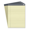 Achieve Notepad, Wide/Legal Rule, (50) Canary Yellow 8.5 x 11 Sheets, 6/Pack