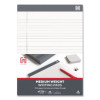 Notepads, Wide/Legal Rule, (50) White 8.5 x 11 Sheets, 6/Pack