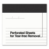 Notepads, Narrow Rule, (50) White 5" x 8" Sheets, 6/Pack