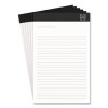 Notepads, Narrow Rule, (50) White 5" x 8" Sheets, 6/Pack