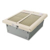 Fan Forced Wall Heater, Shaded Pole Motor, 1,500/2,000 W, 10.63 x 4.75 x 12.25, White
