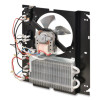 Fan Forced Wall Heater, Shaded Pole Motor, 2,000 W, 10.63 x 4.75 x 12.25, White