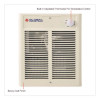Fan Forced Wall Heater, Shaded Pole Motor, 2,000 W, 10.63 x 4.75 x 12.25, White