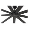 Industrial Ceiling Fan, 108", 6 Speeds, 20,000 Cfm, Black