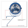High Velocity Fan, Wall And Column Mount, 18"