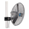Oscillating Fan, Pole Or Column Mount, 30", 6,780 Cfm, 1/3 Hp